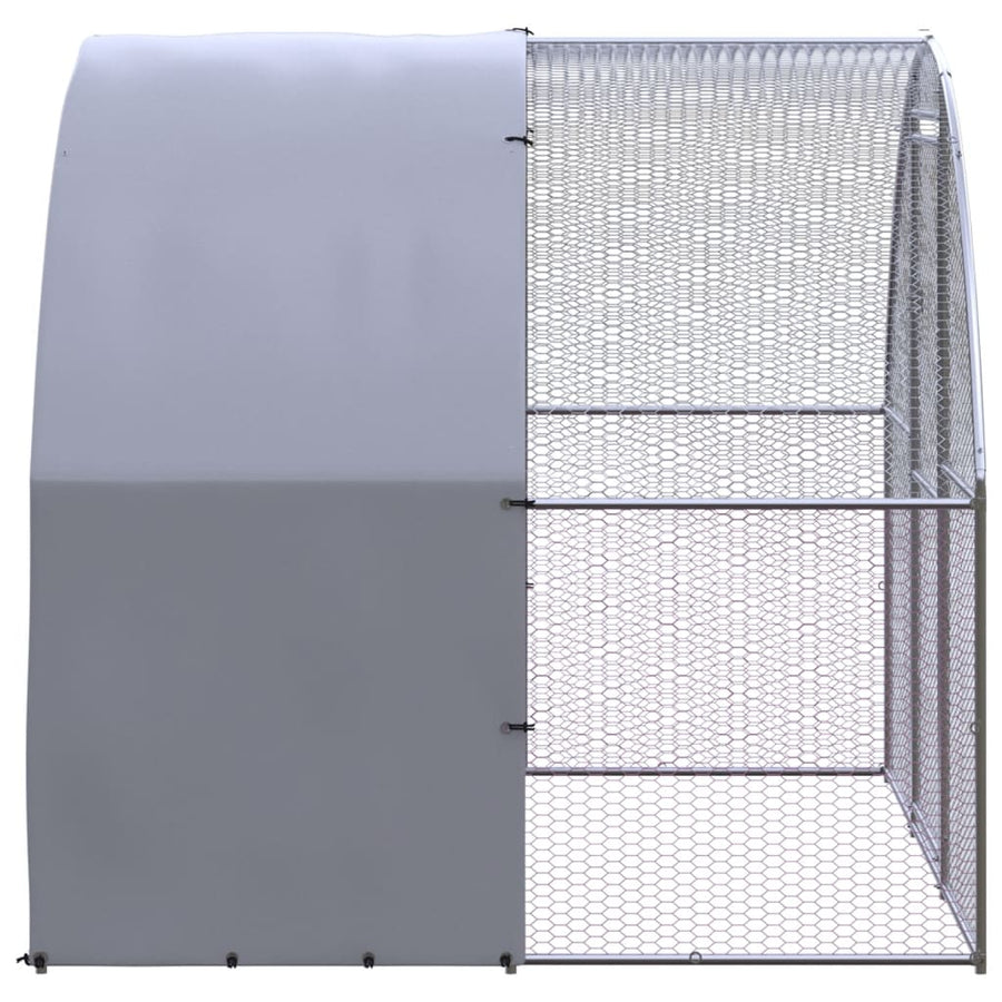 Kippenren 3x2x2 m gegalvaniseerd staal 3 x 2 x 2 m