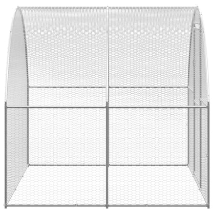 Kippenren 3x6x2 m gegalvaniseerd staal 3 x 6 x 2 m