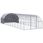 Chicken coop 3x10x2 m galvanized steel