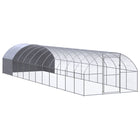 Chicken run 3x12x2 m galvanized steel