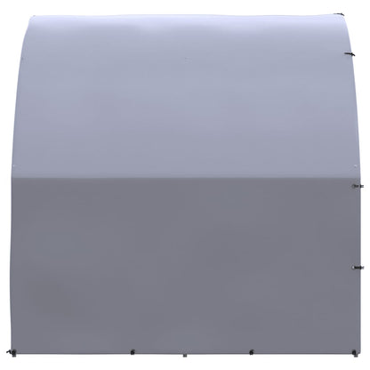 Kippenren 3x16x2 m gegalvaniseerd staal 3 x 16 x 2 m Met luifel