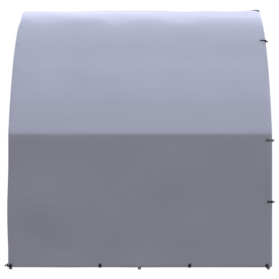 Kippenren 3x16x2 m gegalvaniseerd staal 3 x 16 x 2 m Met luifel