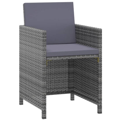 3-Delige Tuinset Met Kussens Poly Rattan 1