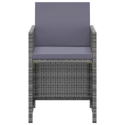 3-Delige Tuinset Met Kussens Poly Rattan 1