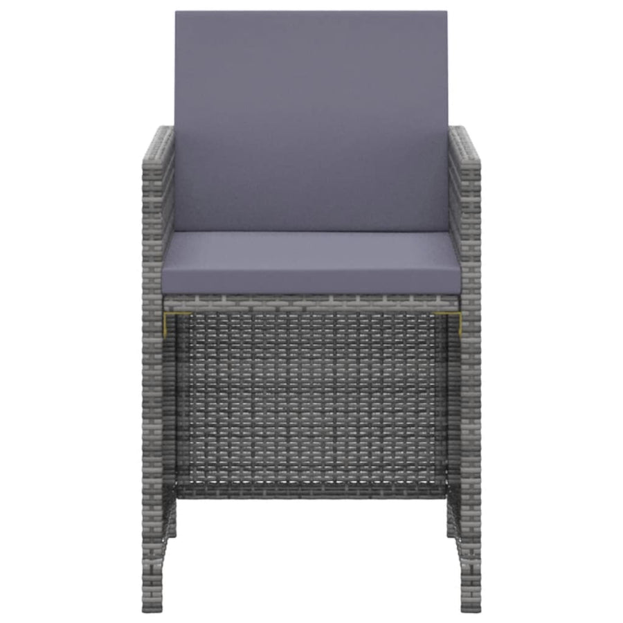 3-Delige Tuinset Met Kussens Poly Rattan 1