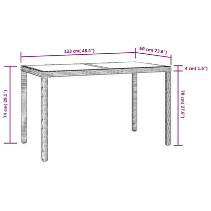 3-Delige Tuinset Met Kussens Poly Rattan 1