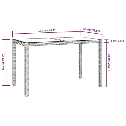3-Delige Tuinset Met Kussens Poly Rattan 1
