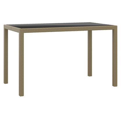 3-Delige Tuinset Met Kussens Poly Rattan 1 Beige