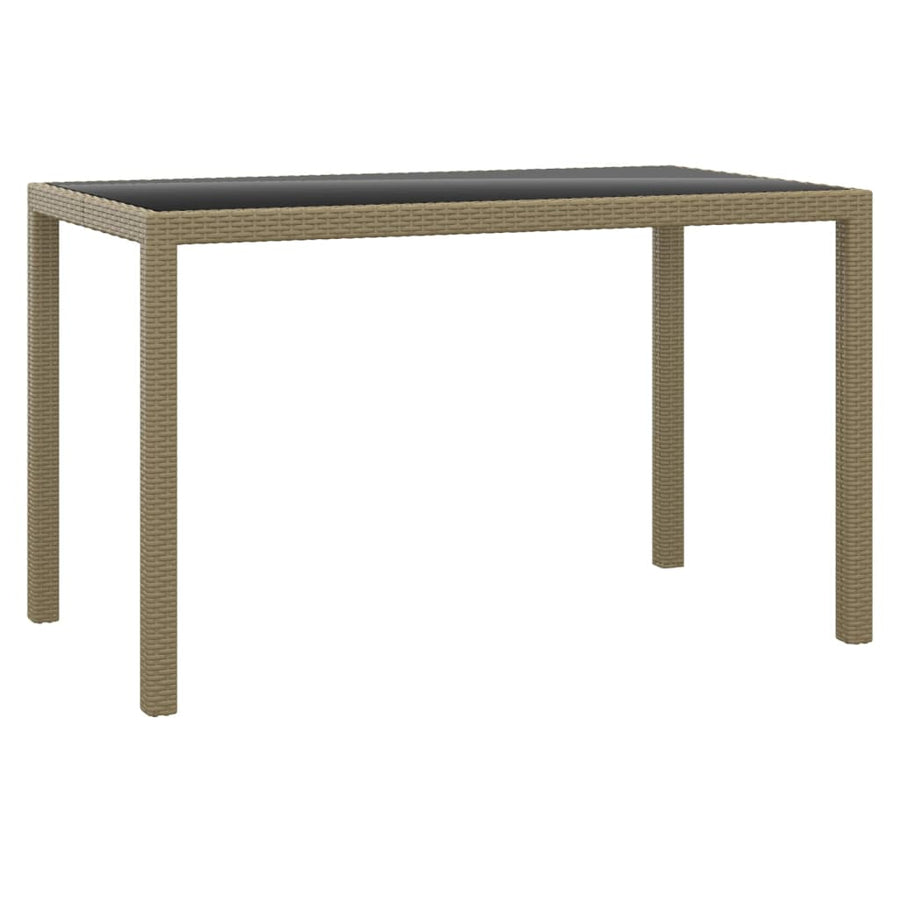 3-Delige Tuinset Met Kussens Poly Rattan 1 Beige
