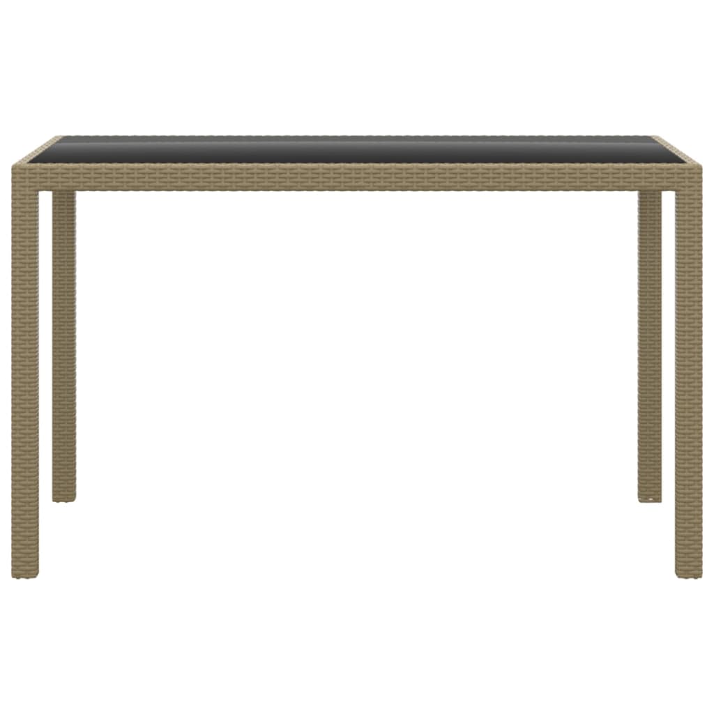 3-Delige Tuinset Met Kussens Poly Rattan 1 Beige