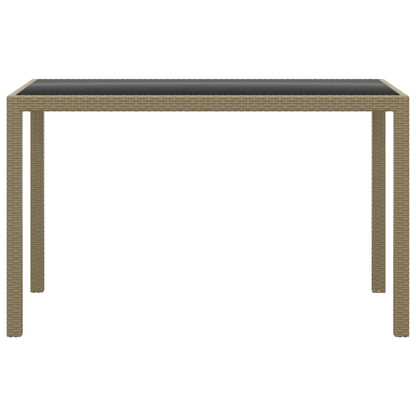 3-Delige Tuinset Met Kussens Poly Rattan 1 Beige