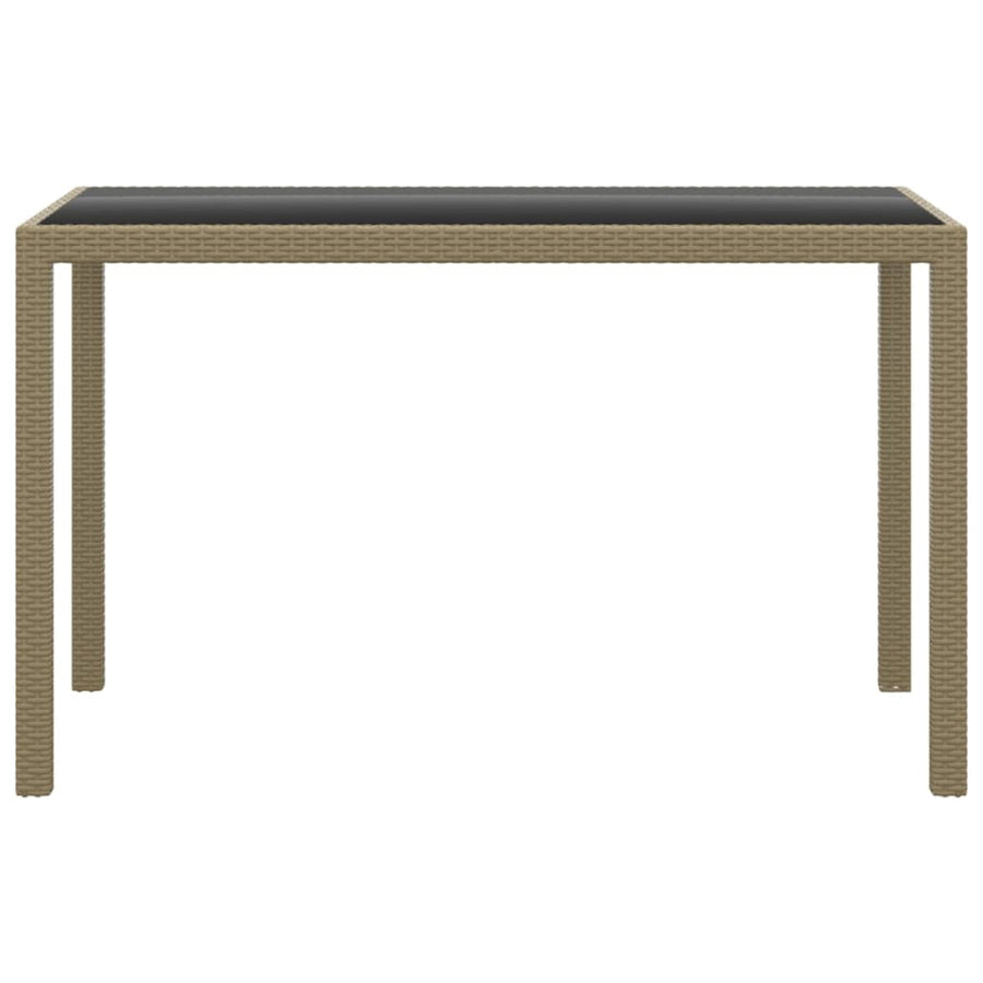 3-Delige Tuinset Met Kussens Poly Rattan 1 Beige