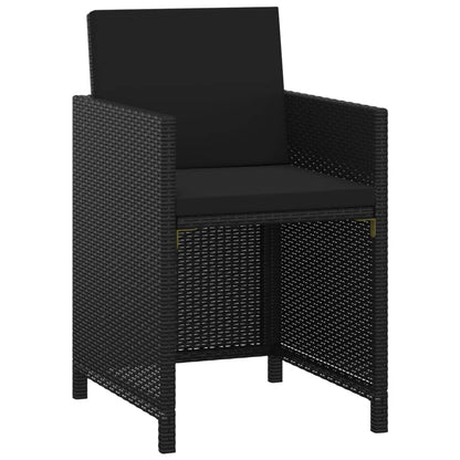 3-Delige Tuinset Met Kussens Poly Rattan 1