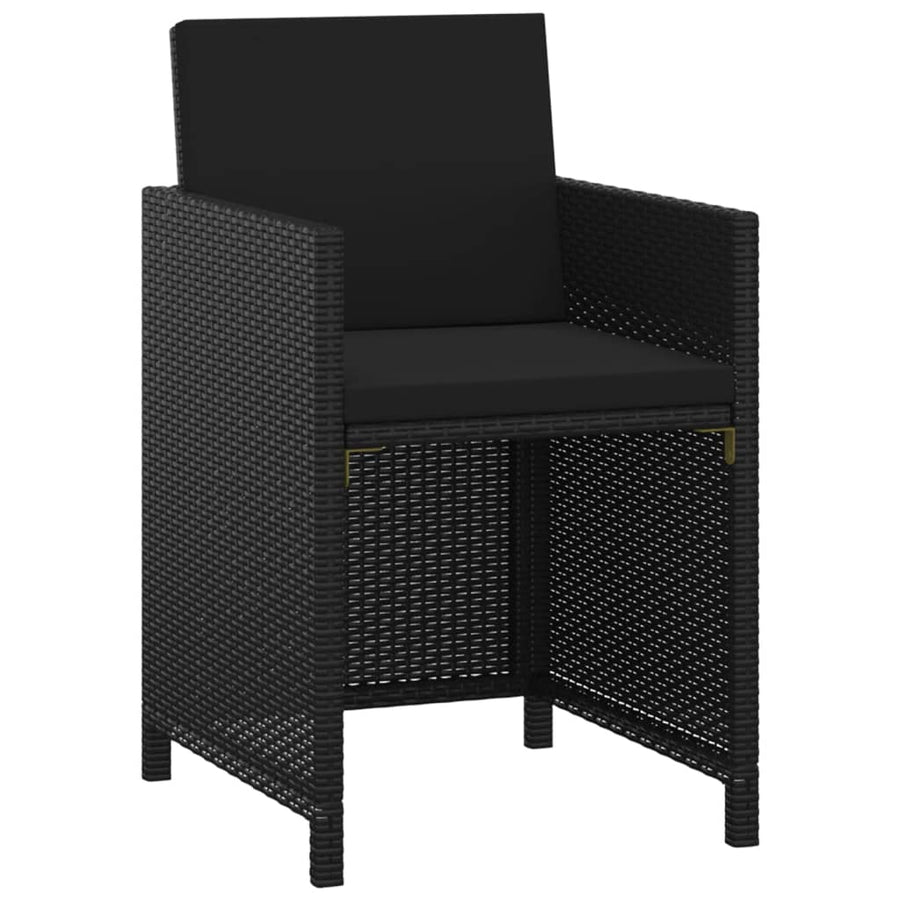3-Delige Tuinset Met Kussens Poly Rattan 1