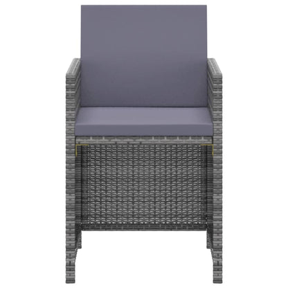 3-Delige Tuinset Met Kussens Poly Rattan 1