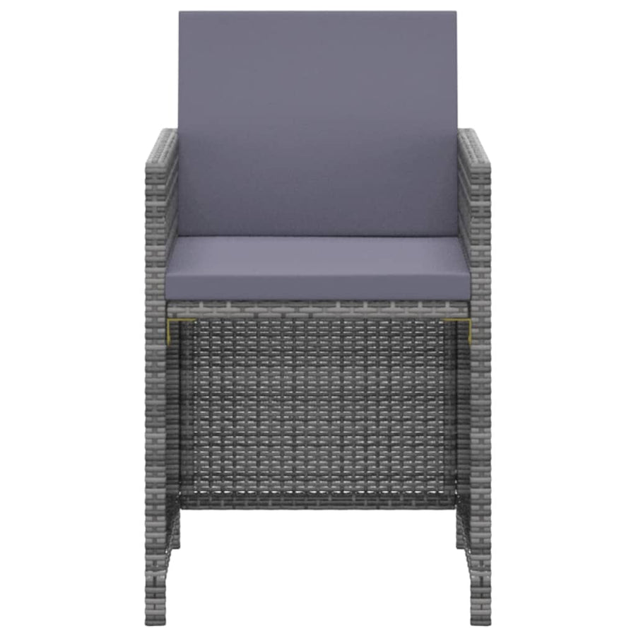 3-Delige Tuinset Met Kussens Poly Rattan 1