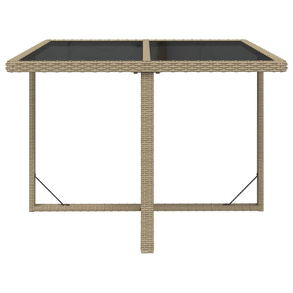 9-Delige Tuinset Met Kussens Poly Rattan Beige 1