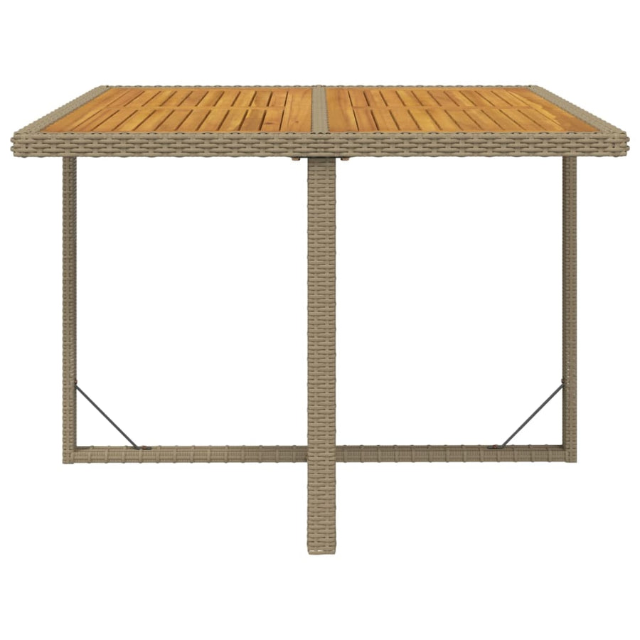 9-Delige Tuinset Met Kussens Poly Rattan Beige En Bruin 1