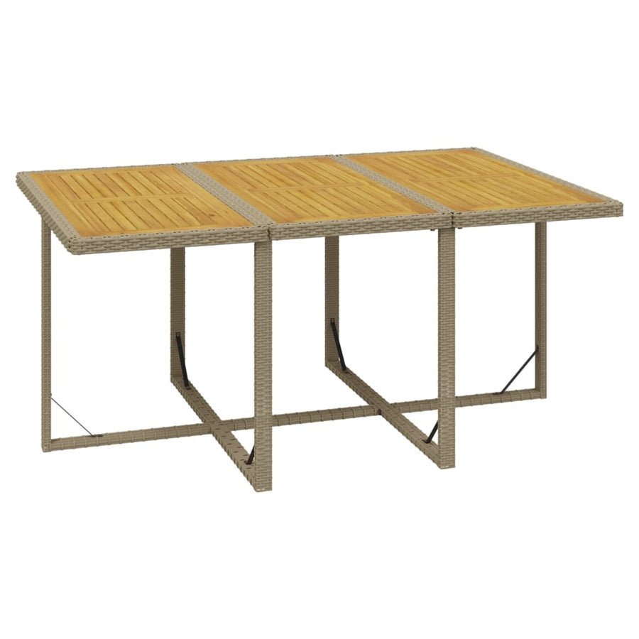 1 Tuinset Met Kussens Poly Rattan Beige En Bruin 1