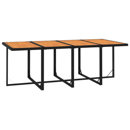 9-Delige Tuinset Met Kussens Poly Rattan Zwart En Bruin 1