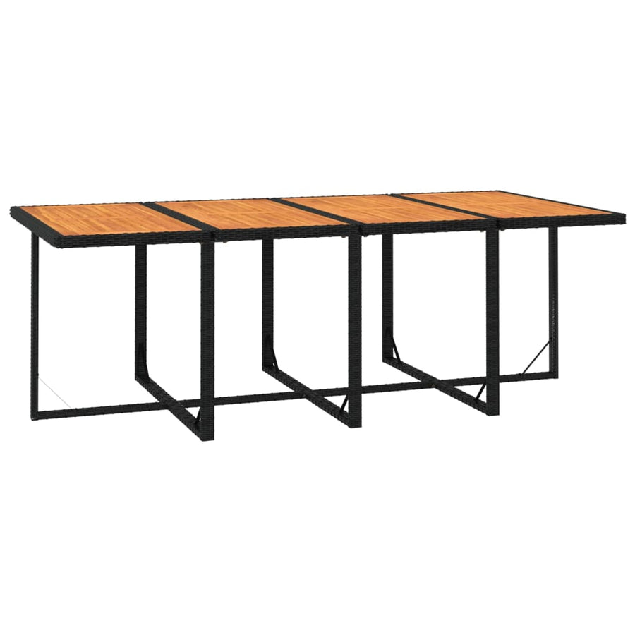 9-Delige Tuinset Met Kussens Poly Rattan Zwart En Bruin 1