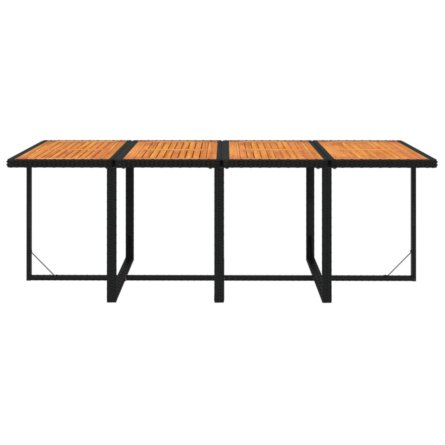 9-Delige Tuinset Met Kussens Poly Rattan Zwart En Bruin 1