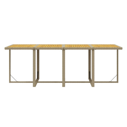 13-Delige Tuinset Met Kussens Poly Rattan Beige Beige en bruin