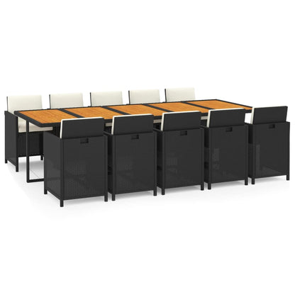 1 Tuinset Met Kussens Poly Rattan 1
