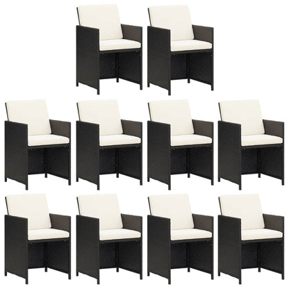 1 Tuinset Met Kussens Poly Rattan 1
