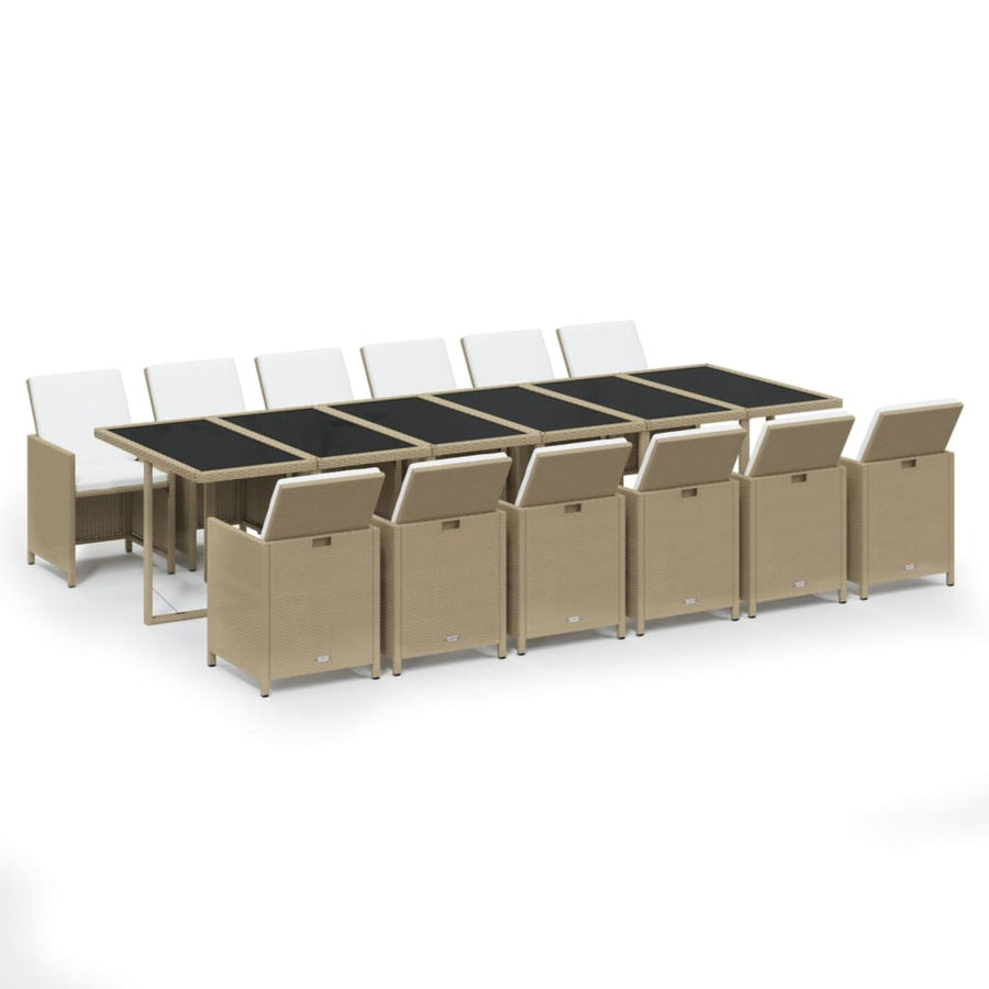 Tuinset Met Kussens Poly Rattan 13