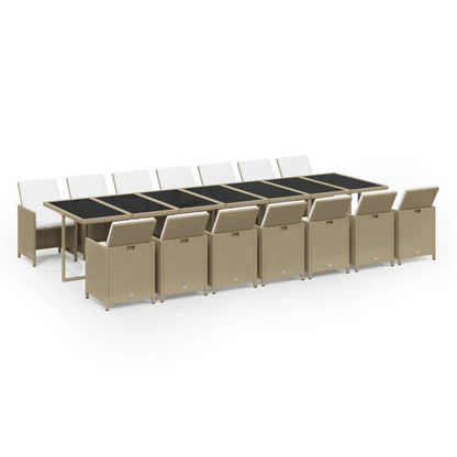Tuinset Met Kussens Poly Rattan 15
