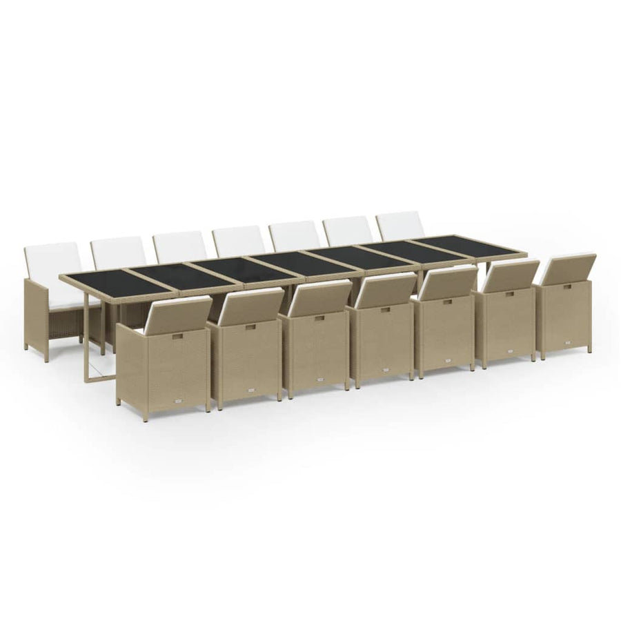 Tuinset Met Kussens Poly Rattan 15