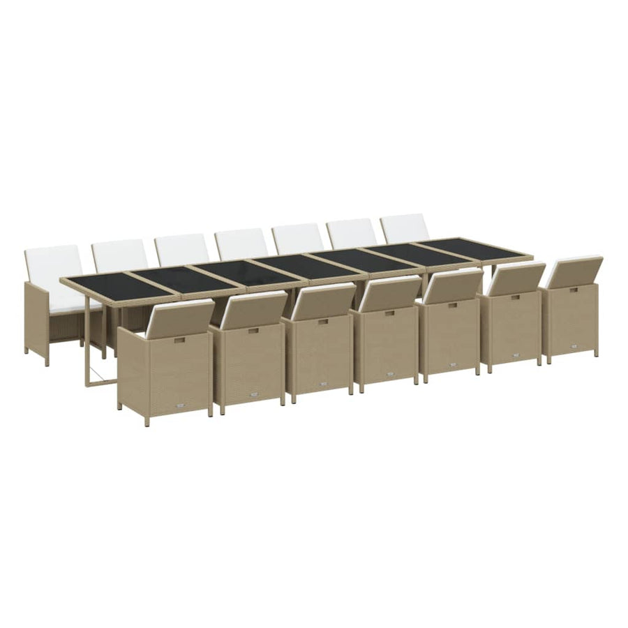 Tuinset Met Kussens Poly Rattan 15