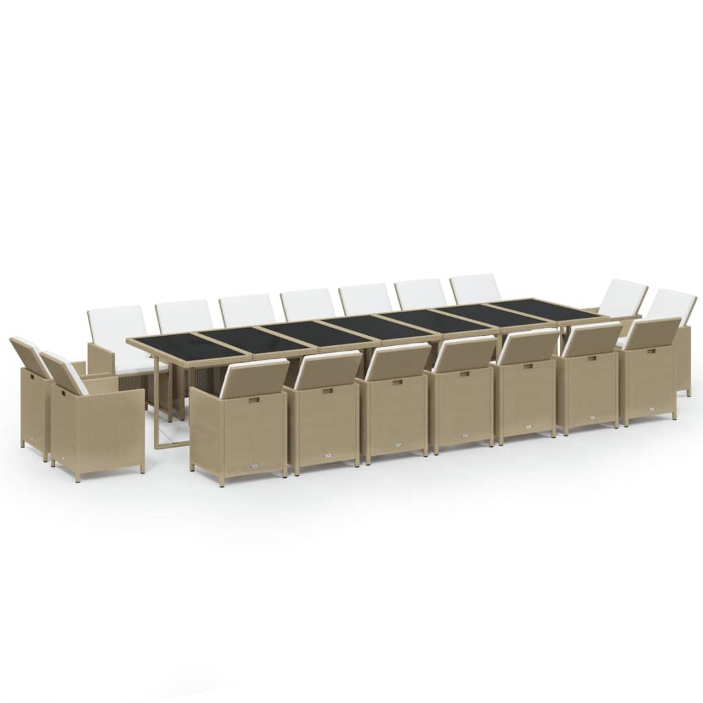 Tuinset Met Kussens Poly Rattan 19