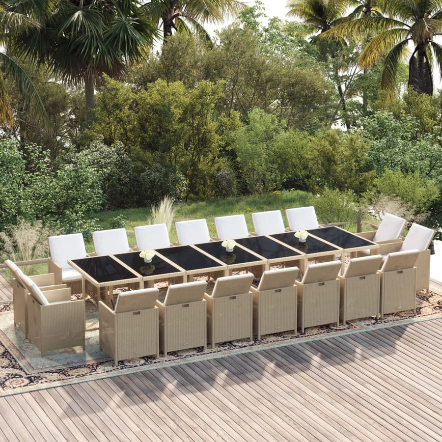 Tuinset Met Kussens Poly Rattan 19