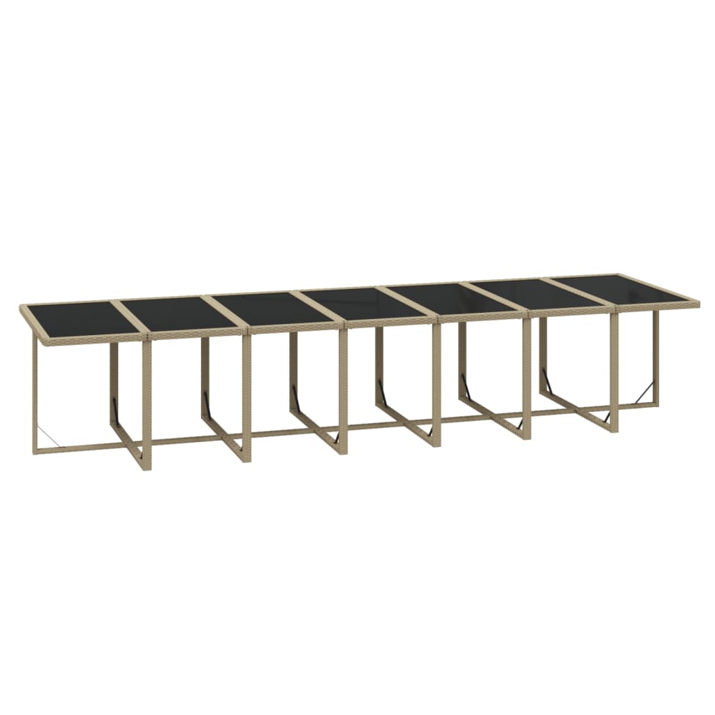 19-Delige Tuinset Met Kussens Poly Rattan 15