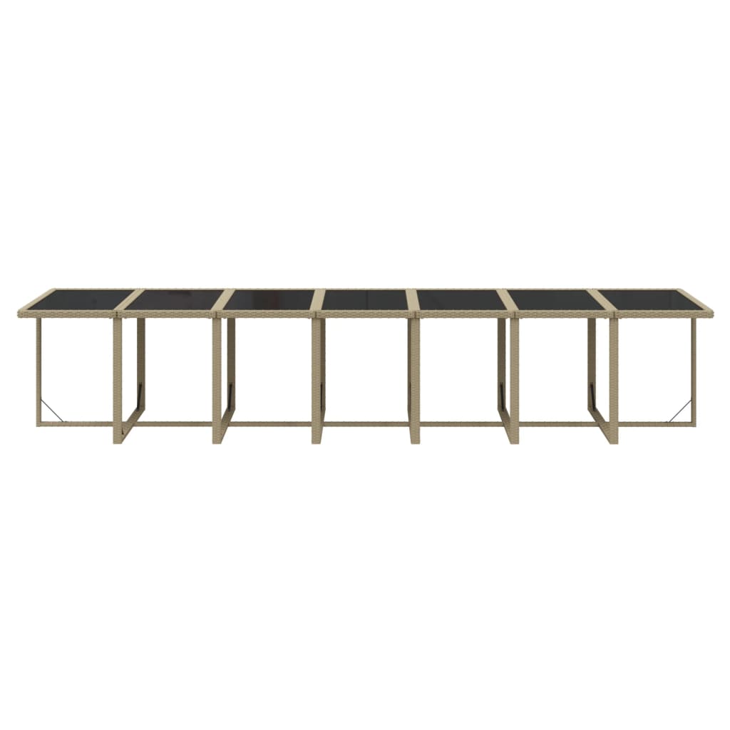 19-Delige Tuinset Met Kussens Poly Rattan 15