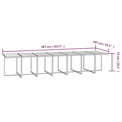 Tuinset Met Kussens Poly Rattan 15