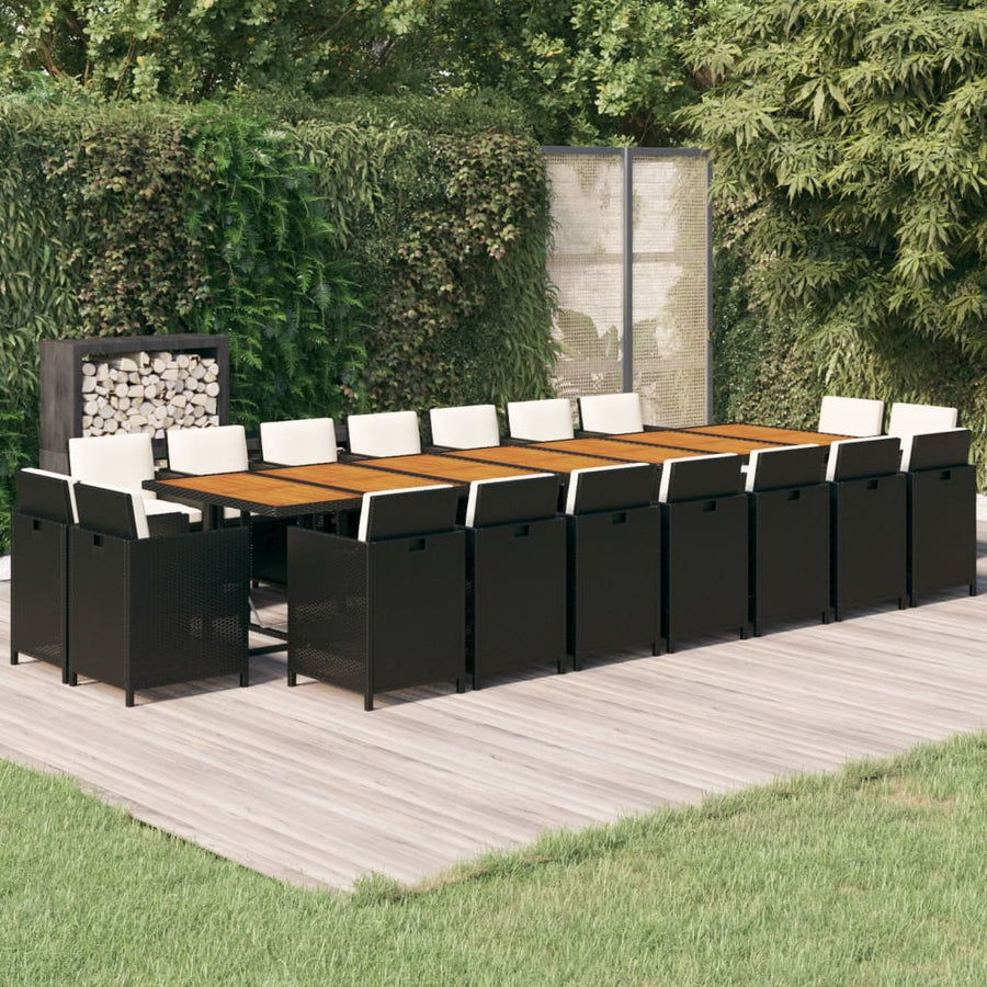 Tuinset Met Kussens Poly Rattan 19