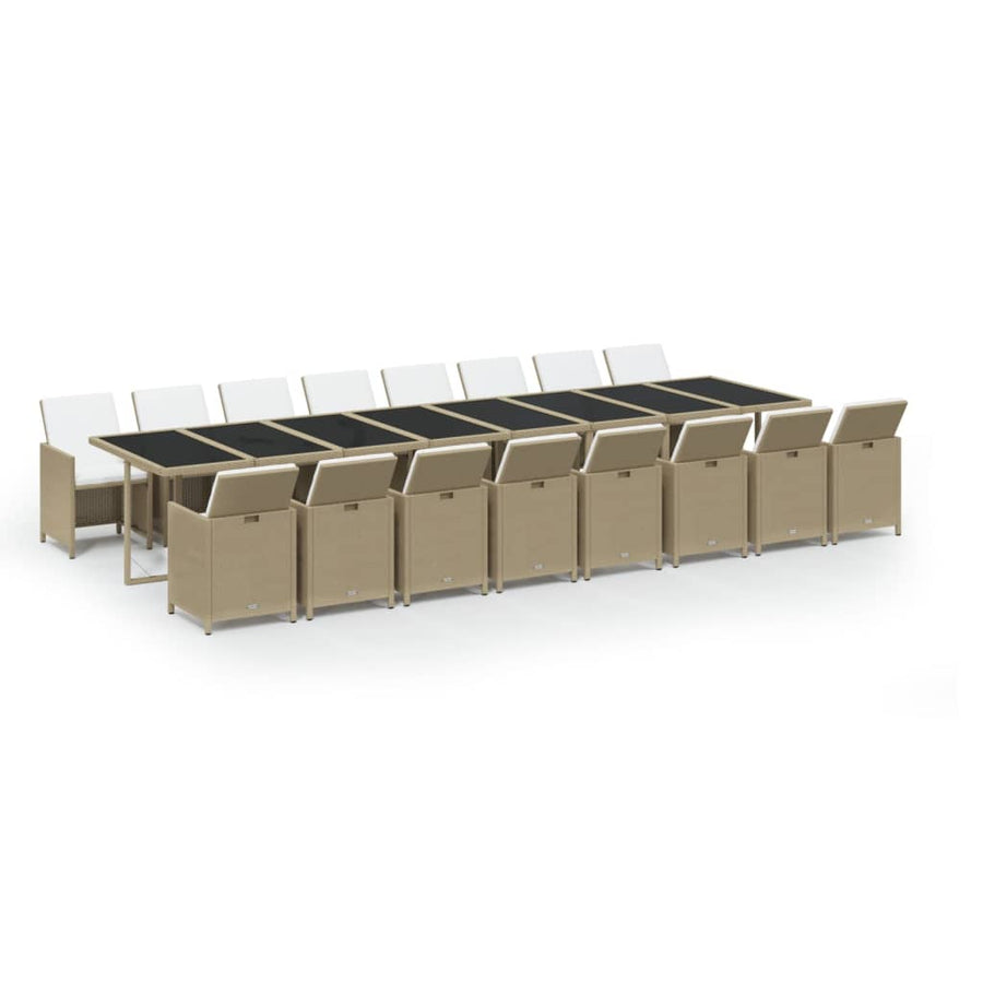 Tuinset Met Kussens Poly Rattan 17