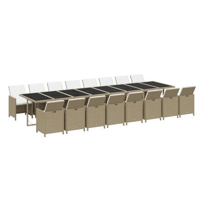 Tuinset Met Kussens Poly Rattan 17