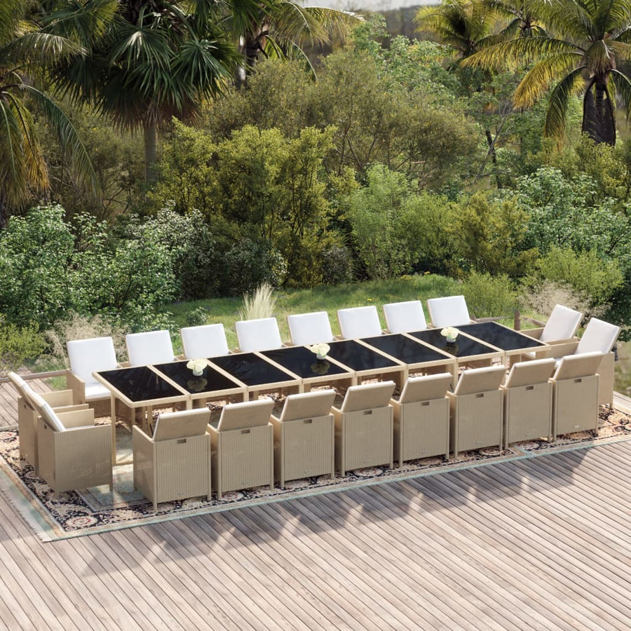 Tuinset Met Kussens Poly Rattan 21