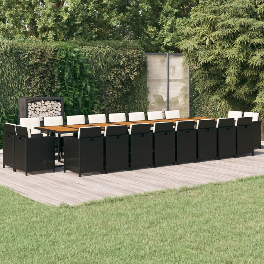 Tuinset Met Kussens Poly Rattan 21