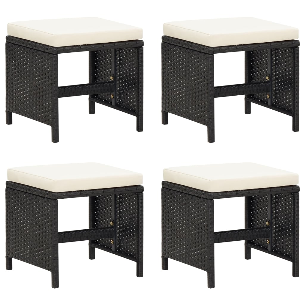 21-Delige Tuinset Met Kussens Poly Rattan 17