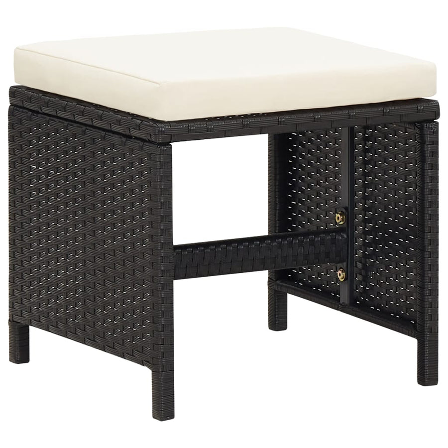 21-Delige Tuinset Met Kussens Poly Rattan 17