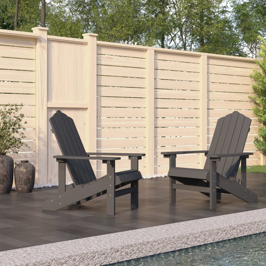Tuinstoelen 2 St Adirondack Hdpe Kleurig 1