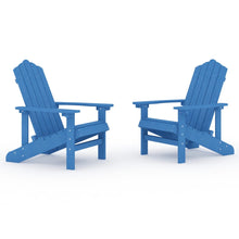Tuinstoelen 2 St Adirondack Hdpe Aquablauw 1 Waterblauw
