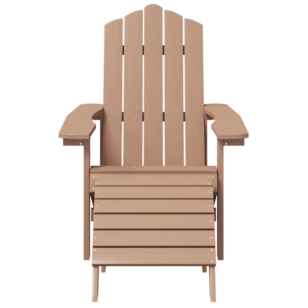 Tuinstoelen 2 St Adirondack Met Voetensteunen Hdpe 1