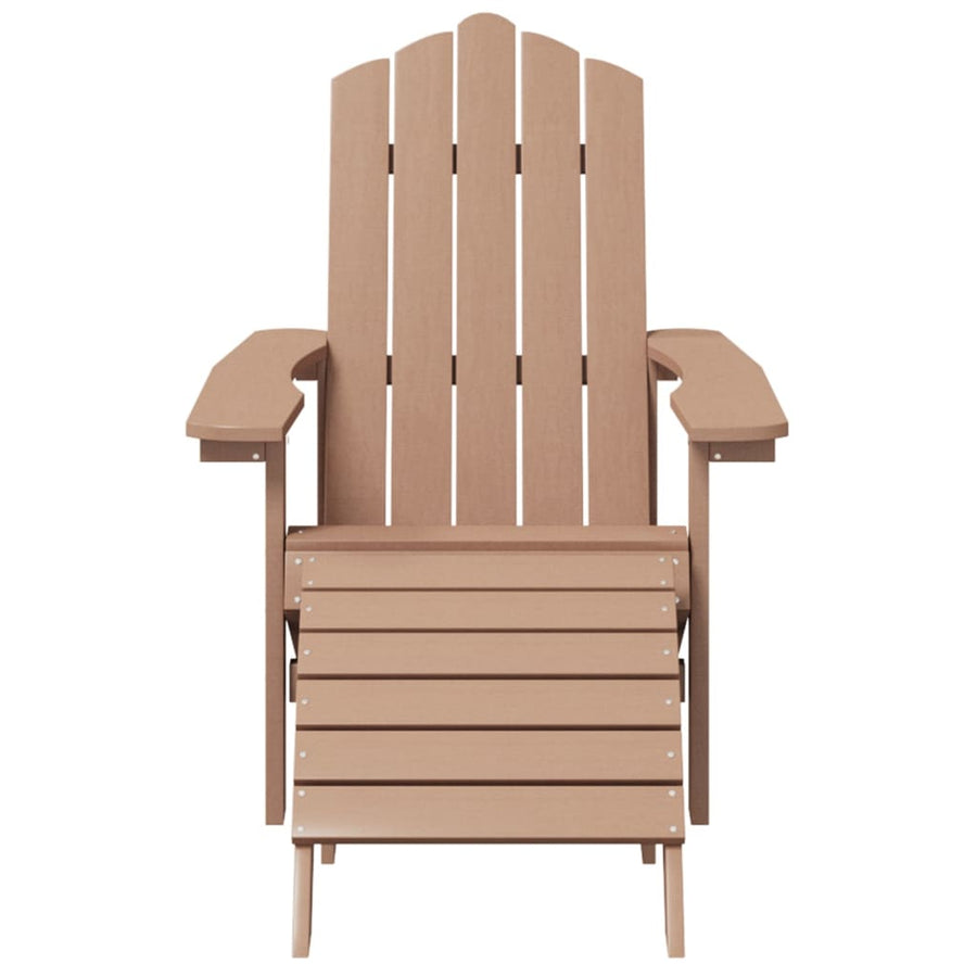 Tuinstoelen 2 St Adirondack Met Voetensteunen Hdpe 1