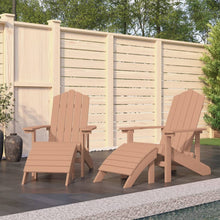 Tuinstoelen 2 St Adirondack Met Voetensteunen Hdpe 1